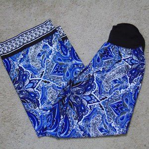 Patterned flowing pants